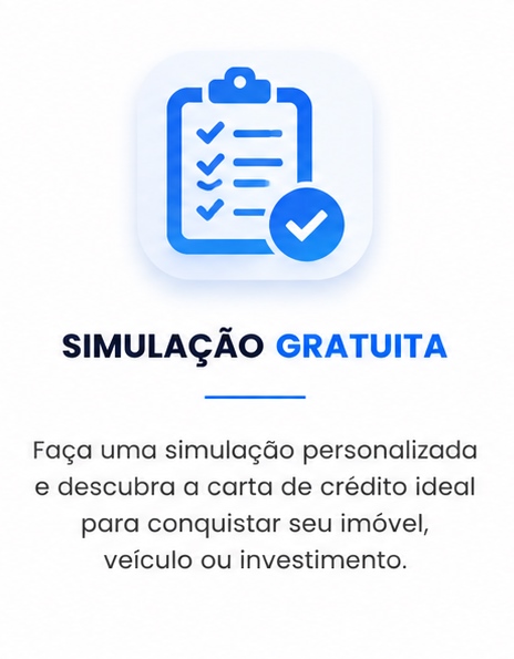 Simulação gratuita de consórcio em Sorocaba para imóveis, carros, motos e caminhões.